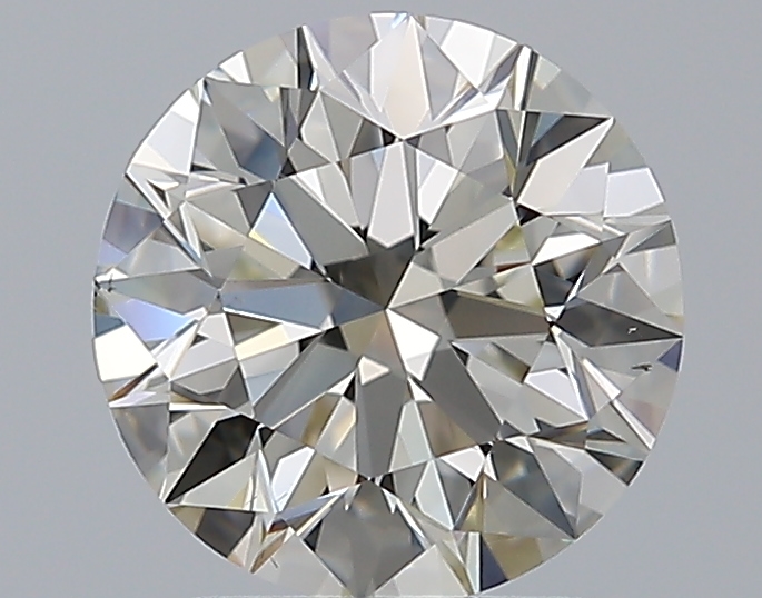2.01 CaratL-VS2 EX Cut Round Diamond