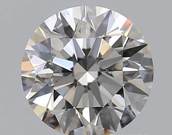 0.66 CaratG-SI1 EX Cut Round Diamond