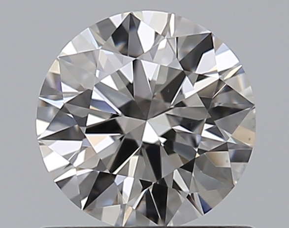 0.61 CaratE-VS1 EX Cut Round Diamond