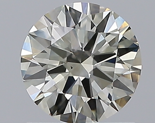 0.96 CaratJ-VS2 EX Cut Round Diamond