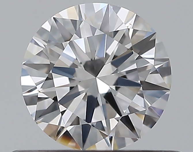 0.5 CaratD-VS2 EX Cut Round Diamond