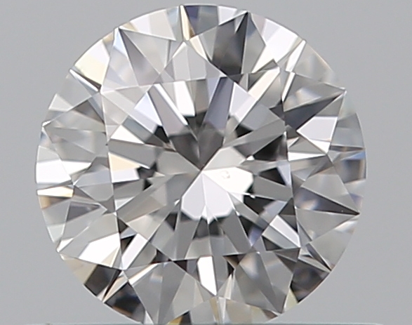 0.52 CaratD-VS2 EX Cut Round Diamond