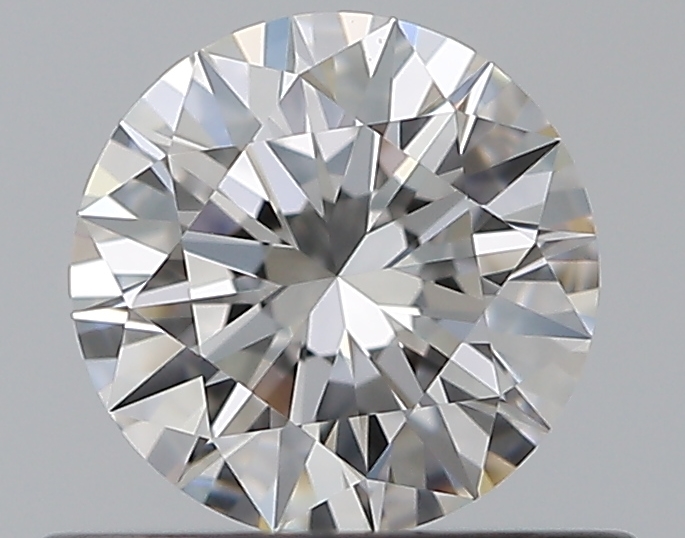 0.5 CaratF-VS1 EX Cut Round Diamond