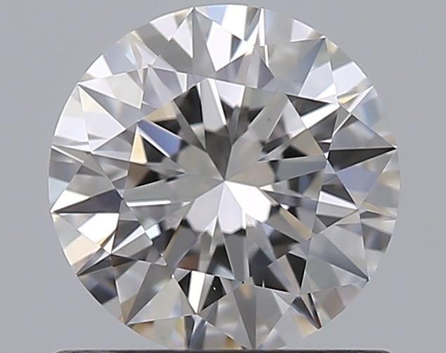 0.65 CaratE-VS1 EX Cut Round Diamond