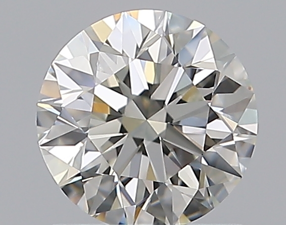 0.9 CaratJ-VS2 EX Cut Round Diamond