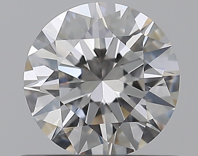 0.52 CaratF-SI1 EX Cut Round Diamond