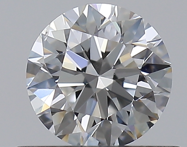 0.5 CaratF-SI1 EX Cut Round Diamond