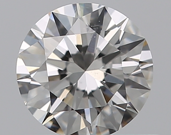 0.5 CaratF-SI1 EX Cut Round Diamond