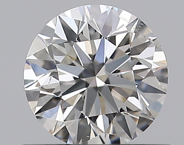 0.5 CaratF-SI2 EX Cut Round Diamond
