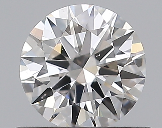 0.46 CaratF-SI1 EX Cut Round Diamond