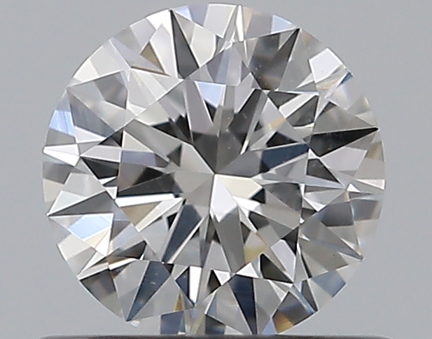 0.53 CaratF-SI1 EX Cut Round Diamond