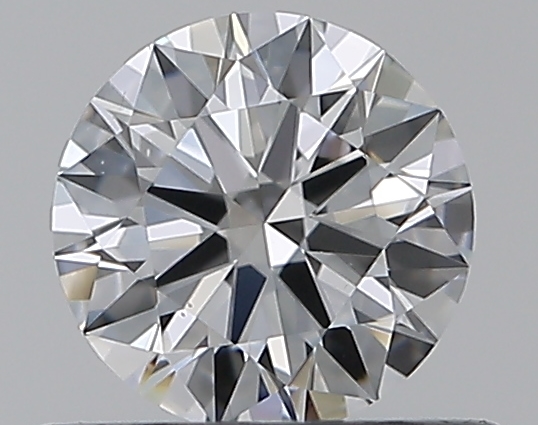 0.5 CaratF-VS2 EX Cut Round Diamond