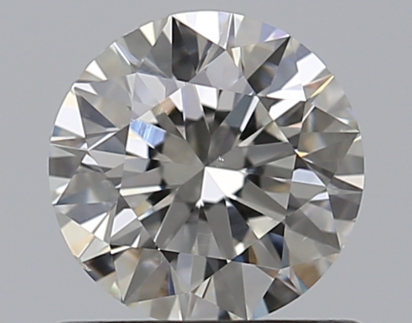 0.66 CaratH-SI1 EX Cut Round Diamond
