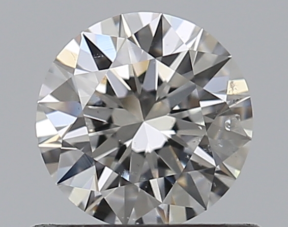 0.5 CaratF-SI2 EX Cut Round Diamond