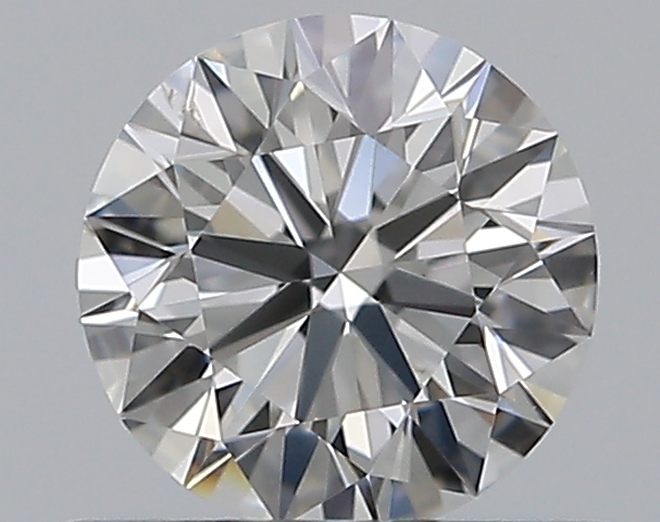 0.5 CaratF-SI1 EX Cut Round Diamond