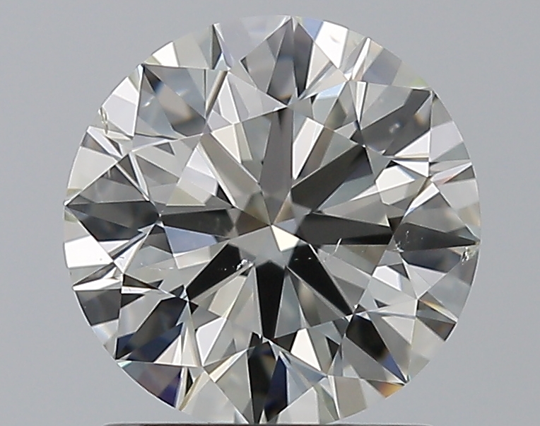1.5 CaratJ-SI1 EX Cut Round Diamond