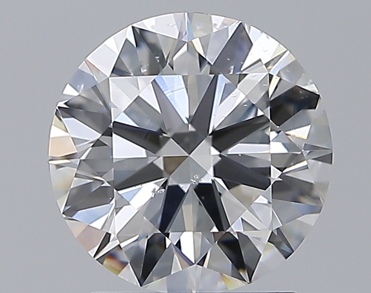 2 CaratF-SI1 EX Cut Round Diamond