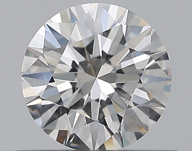 0.5 CaratF-SI2 EX Cut Round Diamond