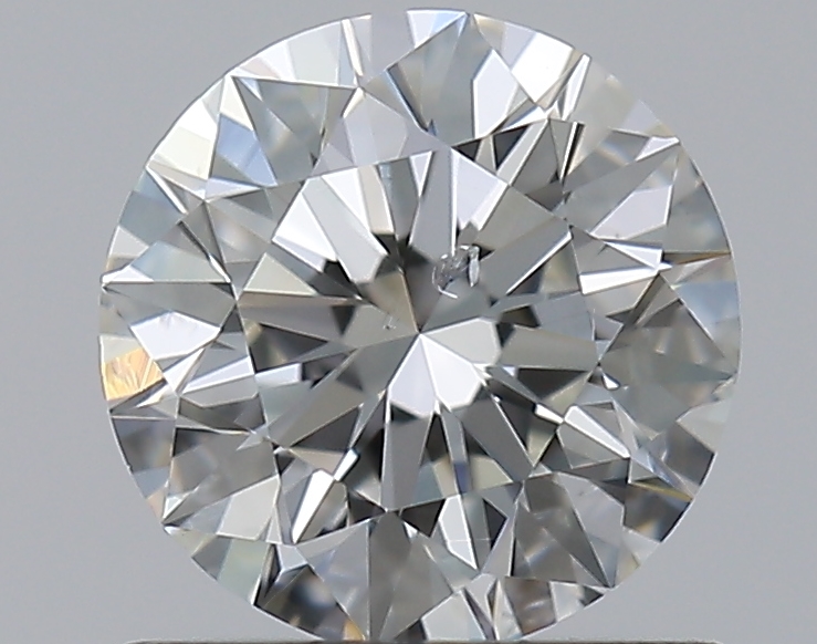 0.9 CaratH-SI2 EX Cut Round Diamond