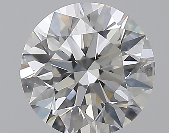 0.5 CaratF-SI1 EX Cut Round Diamond