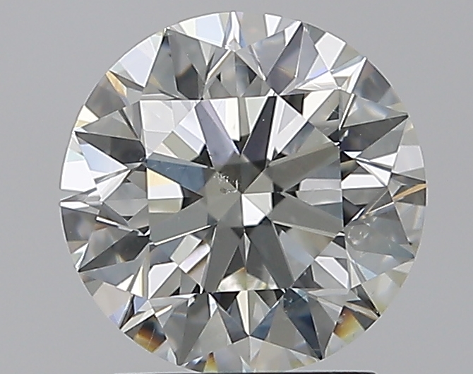 2.01 CaratJ-SI1 EX Cut Round Diamond