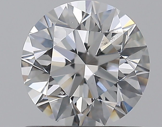 0.78 CaratF-SI1 EX Cut Round Diamond
