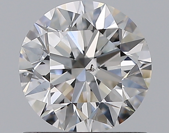0.9 CaratF-SI2 EX Cut Round Diamond