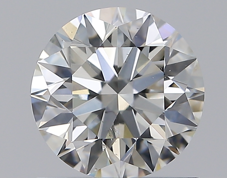 0.91 CaratI-SI1 EX Cut Round Diamond