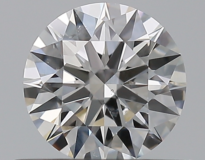 0.53 CaratF-SI1 EX Cut Round Diamond
