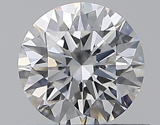 0.5 CaratF-VS2 EX Cut Round Diamond