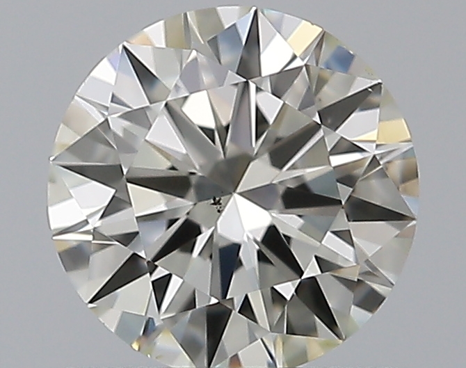 0.65 CaratK-SI1 EX Cut Round Diamond