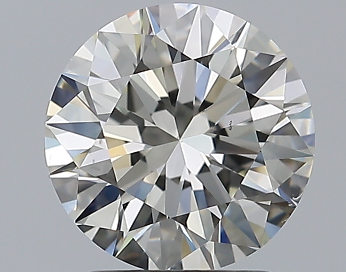 2.01 CaratJ-SI1 EX Cut Round Diamond