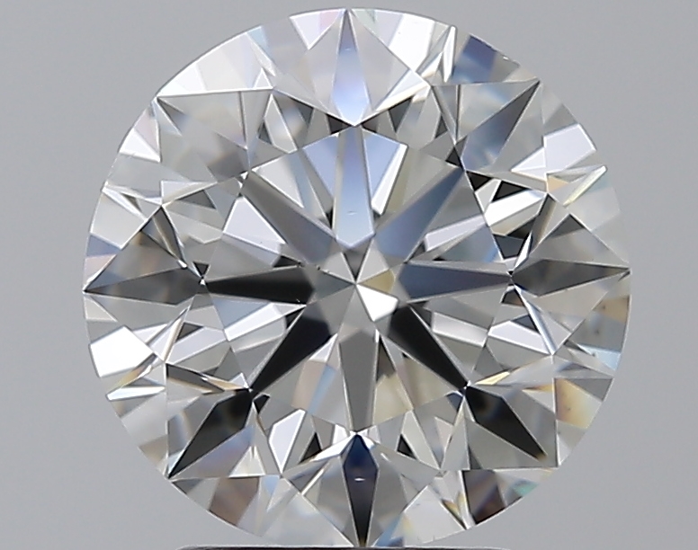 3.01 CaratH-VS2 EX Cut Round Diamond