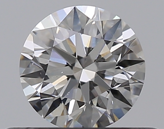 0.37 CaratG-SI1 EX Cut Round Diamond