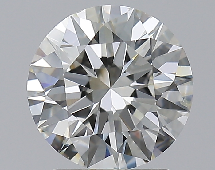 2.01 CaratJ-SI2 EX Cut Round Diamond