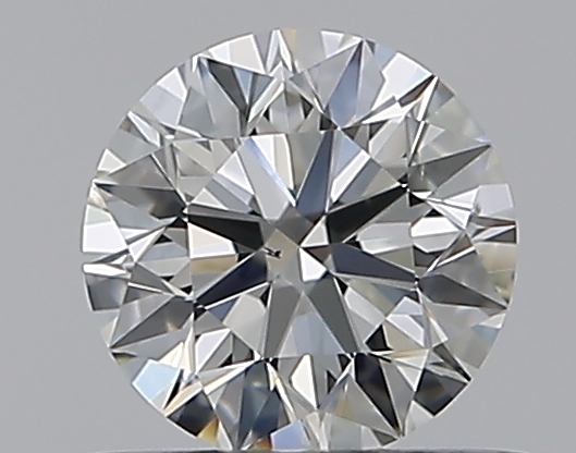0.51 CaratJ-SI1 EX Cut Round Diamond