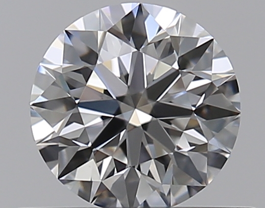 0.5 CaratE-VVS2 EX Cut Round Diamond