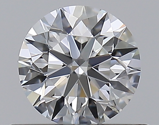 0.5 CaratF-VVS1 EX Cut Round Diamond