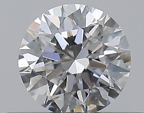 0.35 CaratF-SI2 EX Cut Round Diamond
