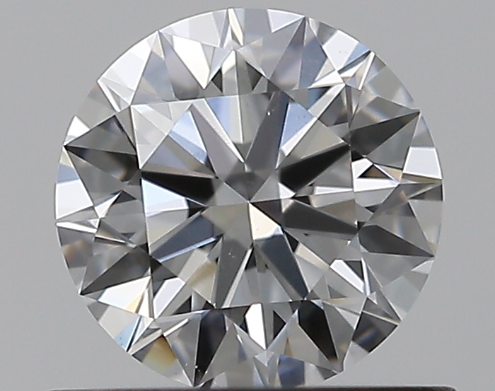 0.63 CaratD-VS2 EX Cut Round Diamond