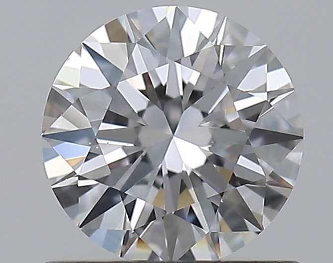 0.63 CaratE-VS2 EX Cut Round Diamond