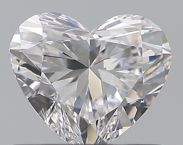 0.65 CaratD-VVS1 - Cut Heart Diamond