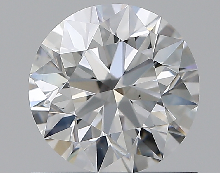 0.8 CaratF-VS2 EX Cut Round Diamond