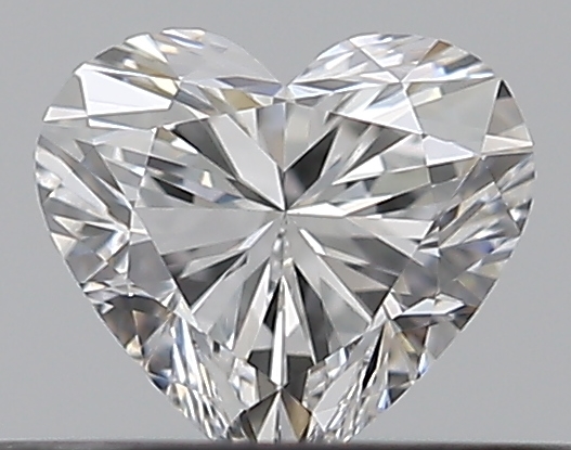0.32 CaratD-VVS2 - Cut Heart Diamond