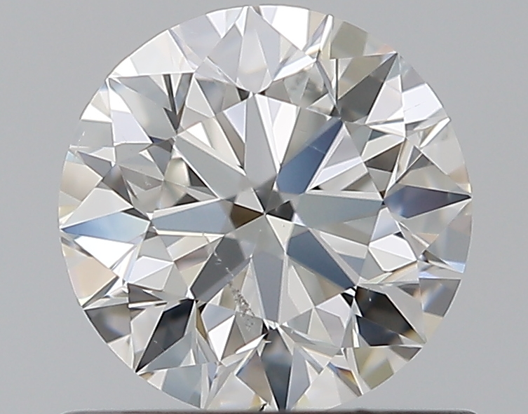 0.75 CaratF-SI1 EX Cut Round Diamond