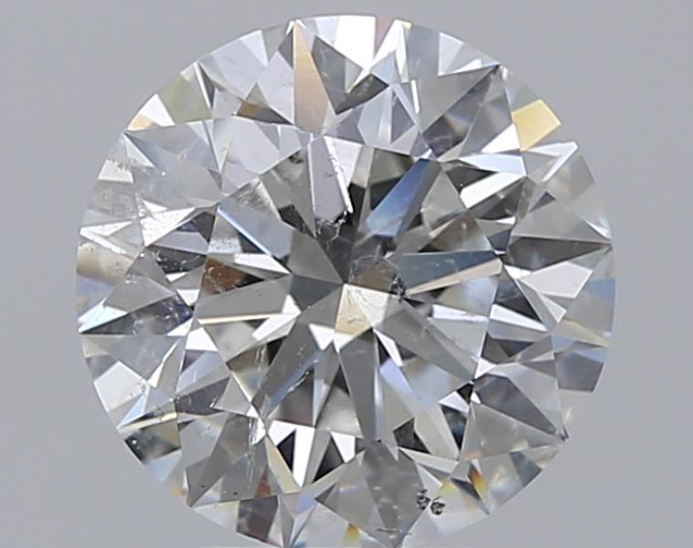 3.4 CaratF-SI2 EX Cut Round Diamond