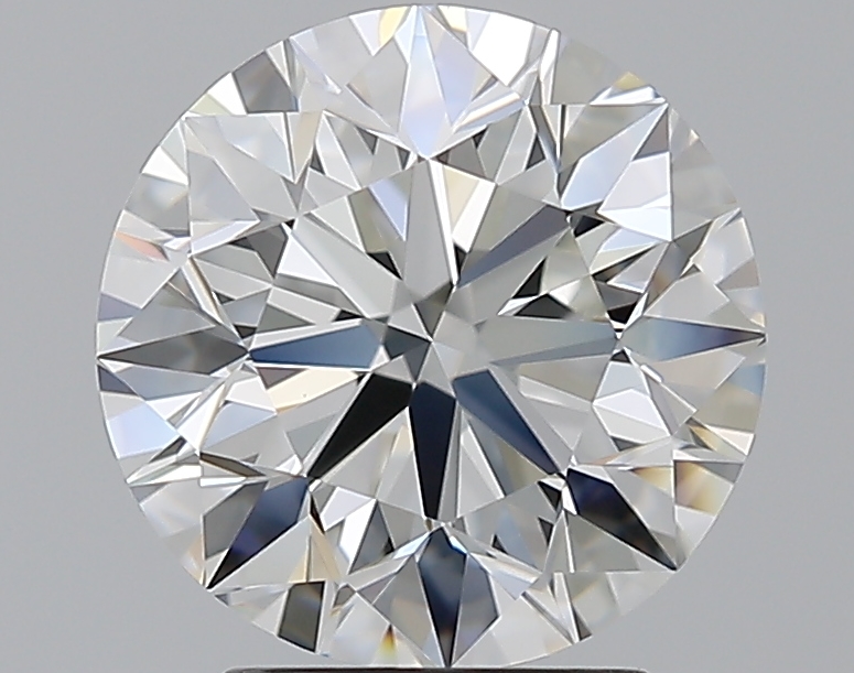 3 CaratG-VVS1 EX Cut Round Diamond