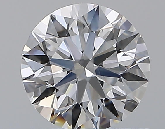 0.7 CaratE-VS2 EX Cut Round Diamond