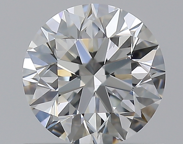 0.75 CaratG-VS2 EX Cut Round Diamond