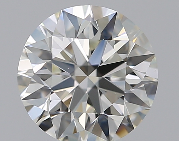 0.72 CaratJ-VS2 EX Cut Round Diamond